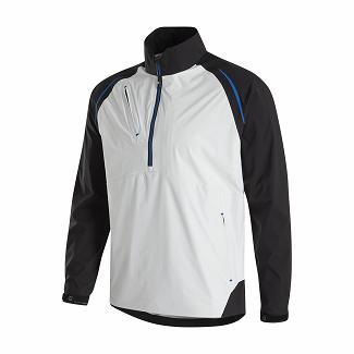 Men's Footjoy Select LS Rain Jacket Black/White NZ-60234